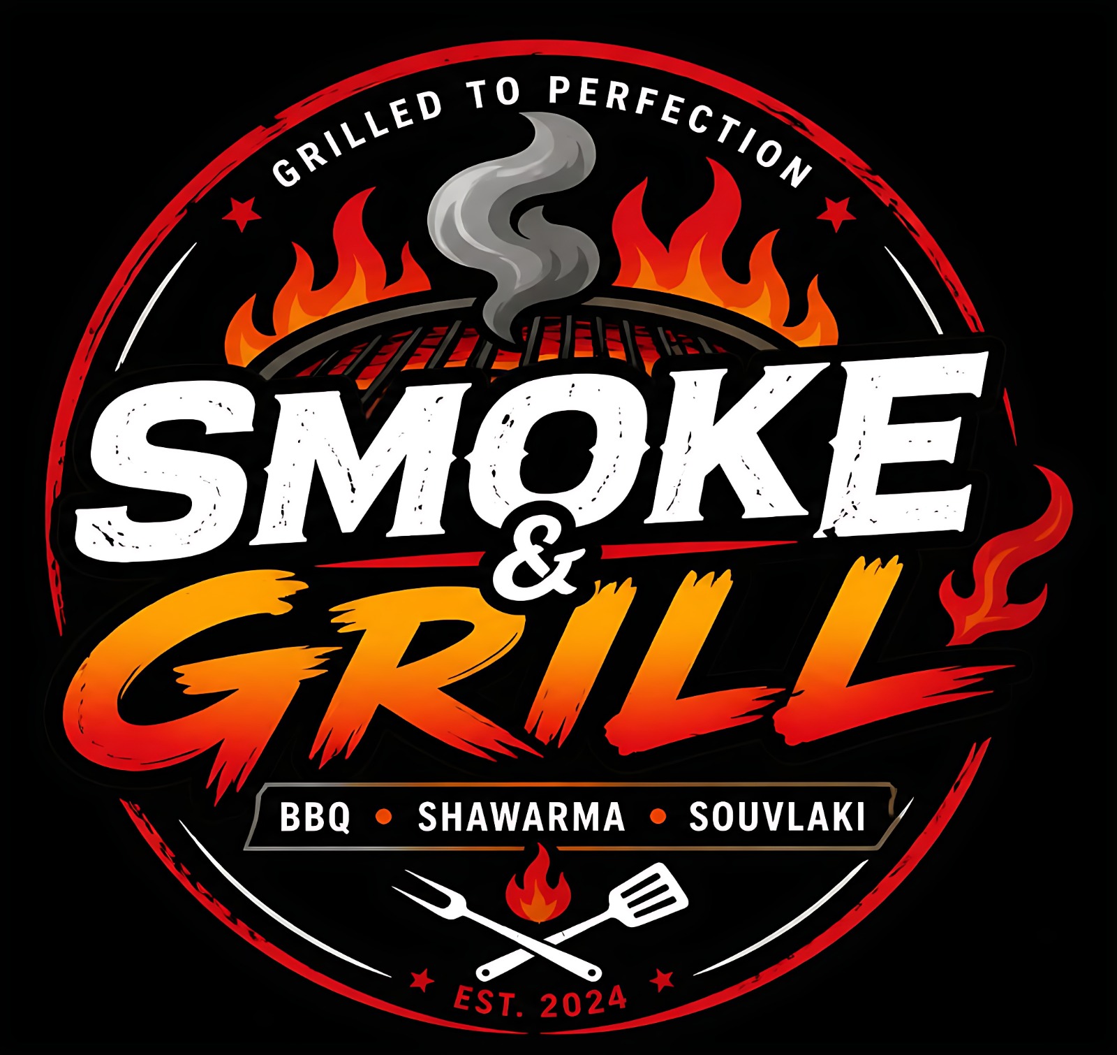 Smoke and Grill Logo