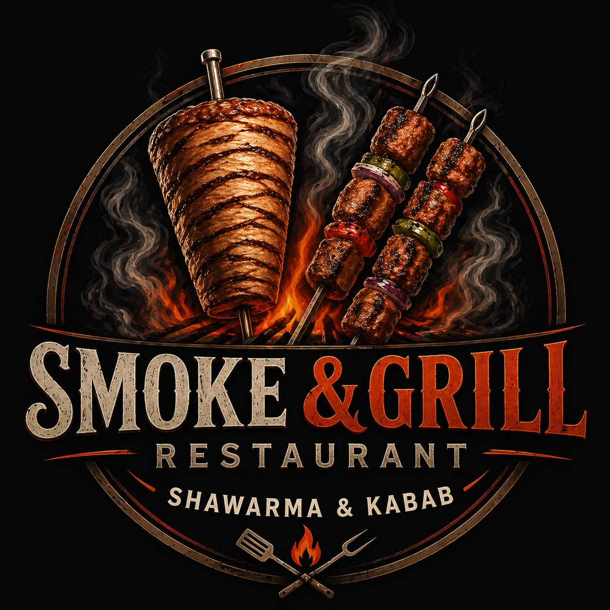 Smoke and Grill Logo